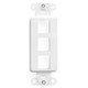 INSERT 3-PORT DECORA WH - 41643-W INSERT 3-PORT DECORA WH - 41643-W